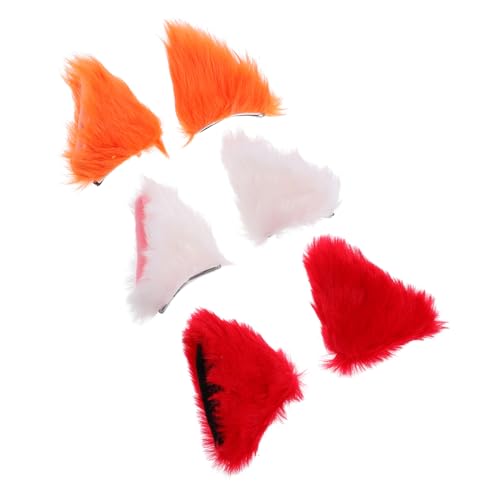 Homoyoyo 3 Paare Haarspange Mit Katzenohren Aus Plüsch Striped Cat Cosplay Reiz Fälschung Süße Katzenhaarspangen Katzen-halloween-pins Erwachsene Pfote Haarzubehör Künstliches Kaninchenfell Homoyoyo 3 Paare Haarspange Mit Katzenohren Aus Plüsch Striped Cat Cosplay Reiz Fälschung Süße Katzenhaarspangen Katzen-halloween-pins Erwachsene Pfote Haarzubehör Künstliches Kaninchenfell von Homoyoyo