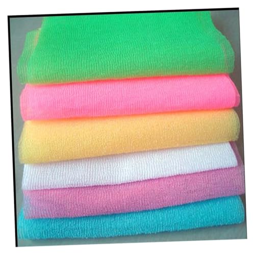 Homoyoyo 3stücke Badetuch Aus Nylon Handtuch Zum Baden Und Duschen Wellness Handtuch Rosa Gelb Blau Für Körperpeeling Und Sanfte Hautreinigung von Homoyoyo