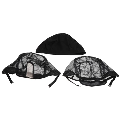 Homoyoyo 3 STÜCKE Teiliges Haarnetz Elastisch und Strapazierfähig Atmungsaktive Netzhaube für Damen Herren und Mädchen Multifunktionale Kappe für und Perückenherstellung von Homoyoyo