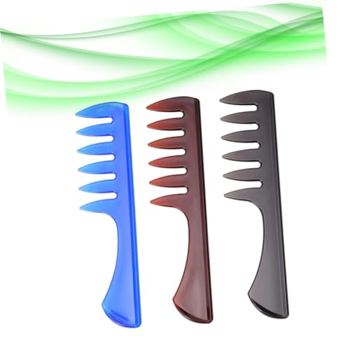 Homoyoyo 3 STÜCKE Teiliges Herren Haarkamm aus Hautfreundlichem Material Zähne für Schonendes Entwirren zum Gleichmäßigen Verteilen von Haarspray Kompakt und Tragbar für Friseur und Homoyoyo 3 STÜCKE Teiliges Herren Haarkamm aus Hautfreundlichem Material Zähne für Schonendes Entwirren zum Gleichmäßigen Verteilen von Haarspray Kompakt und Tragbar für Friseur und von Homoyoyo