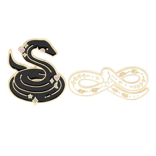 Homoyoyo 3 Sätze Cartoon Broschen Schlangenform Dekorative Kleidung Accessoires Für Pullover Kleider Schals Perfektes Für Valentinstag 2 Stücke * 3 von Homoyoyo