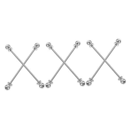 Homoyoyo 3 Sätze Herren Anzug Kragenstangen Krawattenpins Metall Hemdkragen Bar Clips Stilvolle Accessoires Für Formelle Anlässe Langlebig Einfach Zu Verwenden 2 Stück * 3 von Homoyoyo