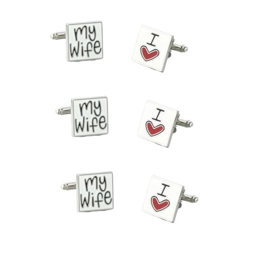 Homoyoyo 3 Sätze Manschettenknöpfe Für Herren Hemd Manschetten Schmuck Cufflinks Für Formelle Anlässe Hochzeiten Jubiläen 2 Stück * 3 von Homoyoyo