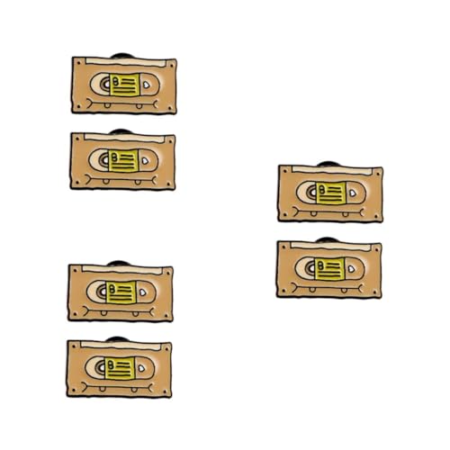 Homoyoyo 3 Sätze Retro Cartoon Broschen Für Damen Kreative Anstecknadeln Legierung Für Kleidung Taschen Schals Vintage Design Schmucknadel Für Frauen 2 Stücke * 3 von Homoyoyo