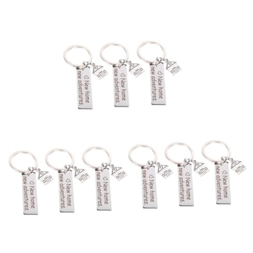 Homoyoyo 3 Sätze Schlüsselringe Stilvolle Anhänger Für Hausschlüssel Taschen Perfektes Einzug Langlebig 3 Stücke * 3 von Homoyoyo