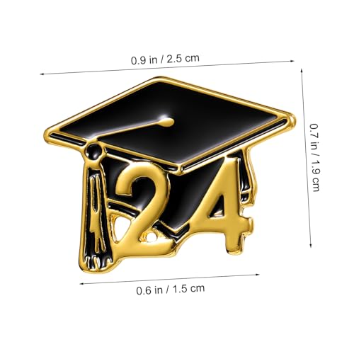 Homoyoyo 3 Sätze Teiliges Doktorhut Anstecknadeln Aus Metall Dekorative Broschen Abschlussfest Strapazierfähige Hochwertige Abzeichen Für Anzug Uniform Und Kleidung 5 Stück * 3 von Homoyoyo