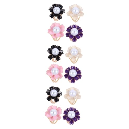 Homoyoyo 3 Sätze Teiliges Modischer Schal Broschen Vintage Blumenmuster Langlebige Accessoires Für Frauen Für Schals Umhänge Farblich Zufällig Ausgewählt 4 Stücke * 3 von Homoyoyo