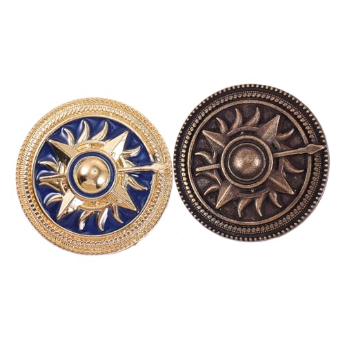 Homoyoyo 3 Sätze Vintage Broschen Retro Anstecknadeln Persönliche Badges Für Kleidung Taschen Schals Pullover Dekoration 2 Stücke * 3 von Homoyoyo