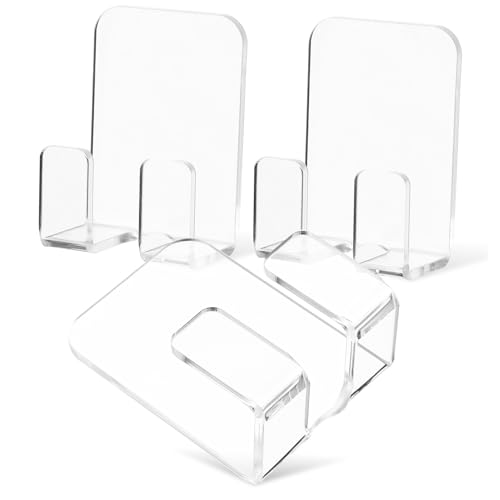 Homoyoyo 3 Stck Transparenter Teiliges Dusch Rasiererhalter mit Multifunktionalem Bad und Küchen Organizer Moderner Badablage für Rasierer Handtücher und Badutensilien Einfache von Homoyoyo