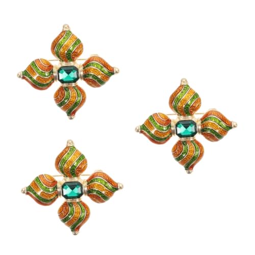 Homoyoyo 3 Stck. Emaille Brosche für Damen Exotische Brosche Kreative Temperament Anstecknadel Accessoire für Kleidung Taschen Schals von Homoyoyo