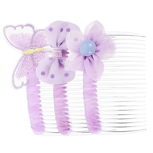 Homoyoyo 3 Stück Bunte Transparente Haarkämme mit Schmetterlings Design aus Feinem Stoffnetz Haarspangen für Damen für Partys Hochzeiten und Festliche Anlässe von Homoyoyo