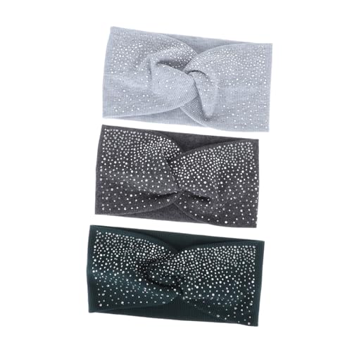 Homoyoyo 3stücke Sportliches Elastisches Haarband Für Frauen Krempe Stretch Stirnband Haarstirnband Für Yoga Und Laufen in Verschiedenen Farben von Homoyoyo