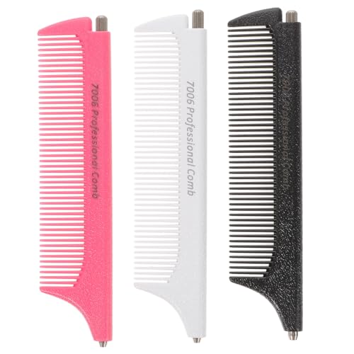 Homoyoyo 3 Stück Dehnbare Spitzen-stahlkämme Für Den Haus- Und Salongebrauch Stylingkamm Mit Ergonomischem Griff Für Erwachsene Und Junge Mädchen von Homoyoyo
