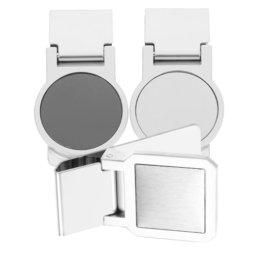 Homoyoyo 3stücke Edelstahl Geldschein Clip Metall-geldscheinklammern Multifunktions-geldklammer Zum Befestigen Kartenaufbewahrungsklammer Tragbare Geldklammer Befestigungsklammer Aktenklamm von Homoyoyo