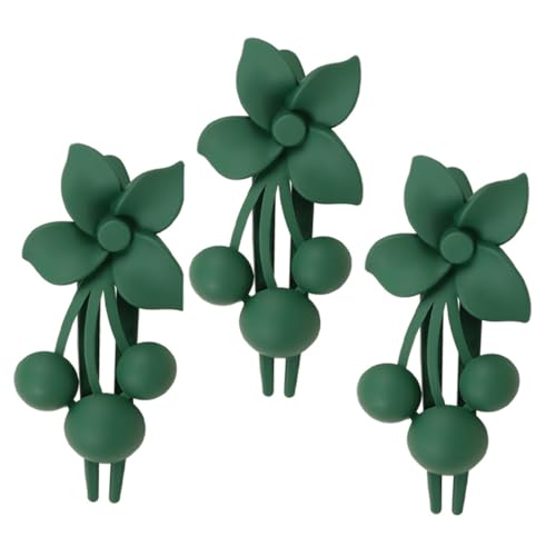 Homoyoyo 3 Stück Große Französische Haarklammern Robuste Blumenhaarspangen für Dünnes Haar No Crease Haarclips Modische Haarklammern für Frauen und Mädchen für Partys und Alltag von Homoyoyo