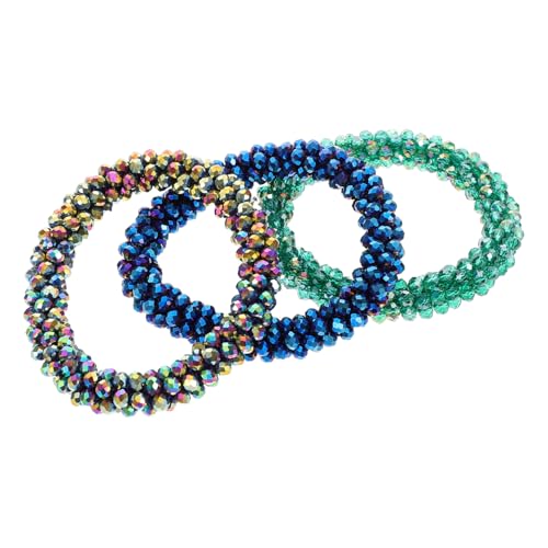 Homoyoyo 3 Stück Haargummis für Mädchen Elastische Haarbänder Armbänder Glitzernde Ponytail Halter Funkelnde Haarschmuck Accessoires für Homoyoyo 3 Stück Haargummis für Mädchen Elastische Haarbänder Armbänder Glitzernde Ponytail Halter Funkelnde Haarschmuck Accessoires für von Homoyoyo
