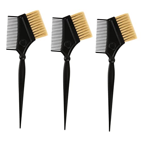 Homoyoyo 3 Stück Haartönungsbürsten Professionelle Färbewerkzeuge für Salon und DIY für Gleichmäßigen Farbauftrag und Einfache Anwendung für Männer und von Homoyoyo