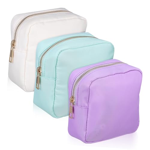 Homoyoyo 3 Stück Nylon Kosmetiktaschen Wasserabweisend Leichte Schminktasche Reise Make up Organizer Damen mit Reißverschluss in Beige Kompakt Langlebig Homoyoyo 3 Stück Nylon Kosmetiktaschen Wasserabweisend Leichte Schminktasche Reise Make up Organizer Damen mit Reißverschluss in Beige Kompakt Langlebig von Homoyoyo