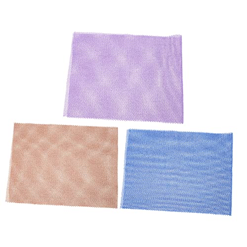 Homoyoyo 3 Stück Peeling Rückenschrubber Dusche Langes Leichtes Badetuch zur Ganzkörper Peeling Effiziente Hautreinigung für Zuhause und Reisen Strapazierfähiges Material Einfache von Homoyoyo