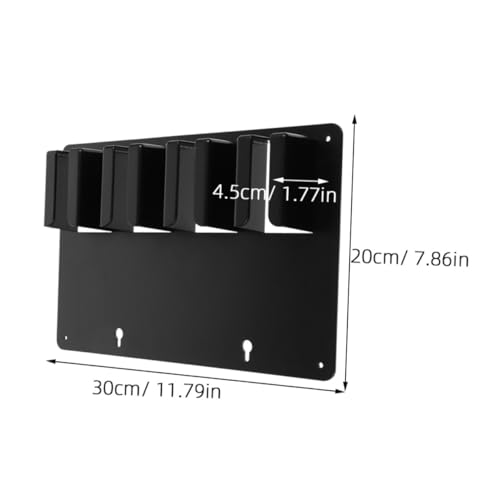 Homoyoyo 3 Stück Schwarzer Haarschneider Halter Friseur Organizer Stabile Werkzeugablage für Salon und Barbershop Präzise Verarbeitung und Einfacher Zugriff für Professionelles Styling von Homoyoyo