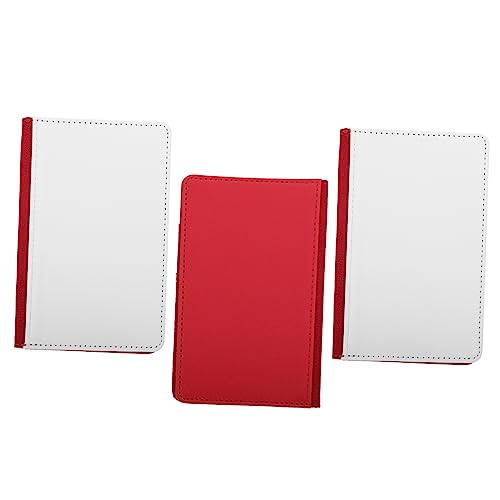 Homoyoyo 3stücke Teiliges Reisepass Pu-Leder- Für Damen Und Herren Elegante Reisepasshülle Und Dokumentenorganizer Mit Großem Fassungsvermögen Für Reisen Und Familienausflüge von Homoyoyo