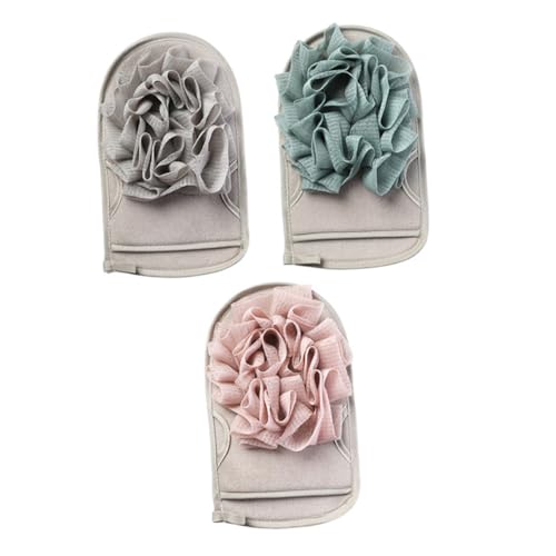 Homoyoyo 3 Stück Teiliges Doppelseitiges Peeling Handschuh Tiefenreinigung und Sanftes Hautpeeling für Körper Geeignet für Damen und Herren Exfolierende Duschhandschuhe zur Zufällige Farbe Homoyoyo 3 Stück Teiliges Doppelseitiges Peeling Handschuh Tiefenreinigung und Sanftes Hautpeeling für Körper Geeignet für Damen und Herren Exfolierende Duschhandschuhe zur Zufällige Farbe von Homoyoyo