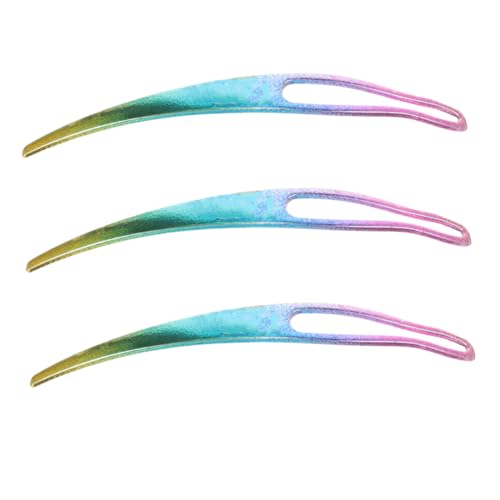 Homoyoyo 3 Stück Teiliges Dreadlocks Häkelnadel Kompaktes Leichtes Haarflechte Werkzeug Langlebige Dreadlock Braider Nadeln für Stilvolles Flechten und Haarstyling Unterwegs von Homoyoyo