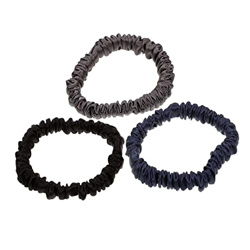 Homoyoyo 3 Stück Teiliges Elastische Haargummis aus Seidigem Material Langlebig und Rutschfest Haarschmuck für Damen und Mädchen für Knoten Zöpfe und Haarstyling Perfektes für Alltag und von Homoyoyo