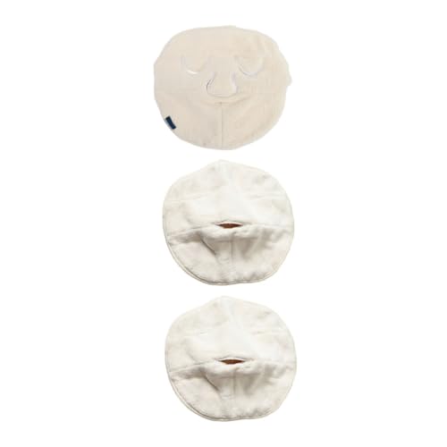 Homoyoyo 3 Stück Teiliges Gesichts Handtuch aus Weichem Korallenvlies Hot Cold Compress Großflächige Feuchtigkeitsversorgung Sanfte Pflege für Empfindliche Haut bei Damen Vielseitig für von Homoyoyo