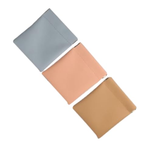 Homoyoyo 3 Stück Teiliges Kleine Makeup Pouches Münztaschen aus Leichtem Material für Damen Reise Alltag Lippenstift Organizer Kompakt Tragbar von Homoyoyo