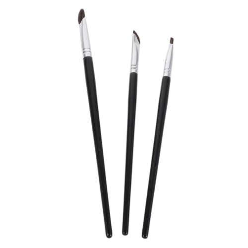 Homoyoyo 3stücke Augenpinsel Lidschatten Mit Weichen Borsten Zum Verblenden Konturieren Und Detaillieren Tragbares Make-up-zubehör Für Damen von Homoyoyo