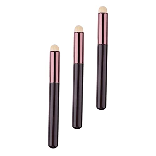 Homoyoyo 3 Stück Teiliges Lippenpinsel aus Kunstfaser Multifunktionale Make Up für Lippen Augen und Concealer Präzise Anwendung für Damen von Homoyoyo