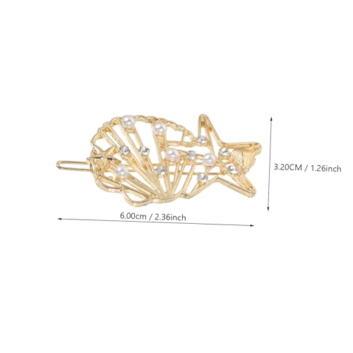 Homoyoyo 3 Stück Teiliges Metall Haarspangen mit Perlenbesatz Filigrane Hohle Haarklammern Elegante Haarschmuck für Damen und Mädchen Geeignet für Party Festival und Alltag von Homoyoyo