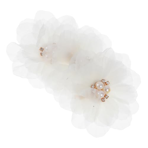 Homoyoyo 3 Stück Teiliges Set Blumige Haarspangen für Mädchen Dekorative Haarklammern mit Perlen für Partys und Besondere Anlässe von Homoyoyo