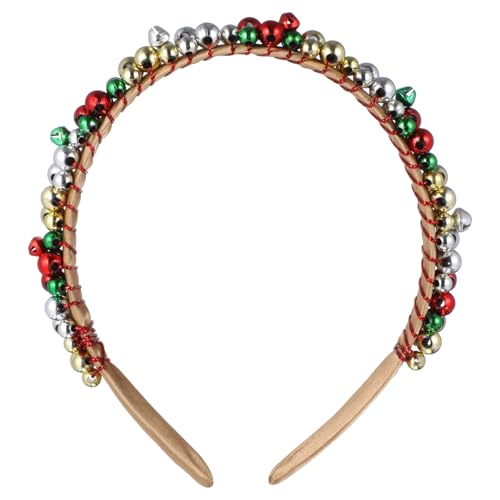 Homoyoyo 3 Stück Teiliges Weihnachts Haarband mit Bunten Glocken Haarreifen für Damen und Langlebiges Kunststoffmaterial Auffälliger Kopfschmuck für Alltag und Festtage von Homoyoyo