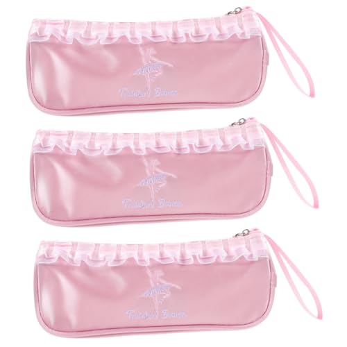 Homoyoyo 3 Teilige Tanzschuhtasche Für Mädchen Und Balletttasche Ballettschuhe Für Tanzschuhe Tanztasche Ballettschuh Make Up Tasche Reise Ballettschuhbeutel Ballettschuhtasche von Homoyoyo