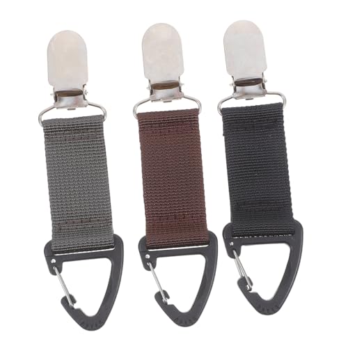 Homoyoyo 3-teiliger Reise-hutclip: Elastischer Huthalter Für Taschen, Rucksäcke Und Gepäck – Outdoor-wanderzubehör Zum Sichern Von Hüten Gegen Wind von Homoyoyo