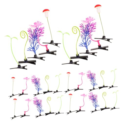 Homoyoyo 30stücke Pflanzenhaarspangen Für Mädchen Dekorative Haarnadeln Haarspangen Für Blumenmädchen Sprossenclips Pflanzenhaarclips von Homoyoyo