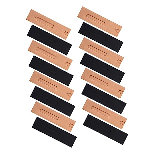 Homoyoyo 30 Stück Kraftpapier Stifthülle mit Fenster Robuste Papier Stiftetasche für Büro und Schule Schützt vor und Kratzern Verschiedene Designs für Schreibbedarf von Homoyoyo