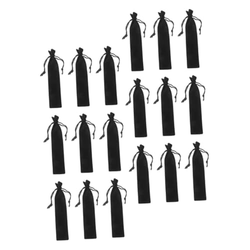 Homoyoyo 30 Stück Mehrzweck Bleistift Organizer mit Kordelzug für Schule und Büro Kompakte Stiftschutzhülle aus Strapazierfähigem Material von Homoyoyo