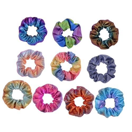 Homoyoyo 30 Stück Teiliges Haargummi Elastischen Farbverlaufenden Haarringen aus Weichem Stoff Modische Haarschmuck accessoires für Frauen und Mädchen Langlebig und Angenehm zu Tragen von Homoyoyo