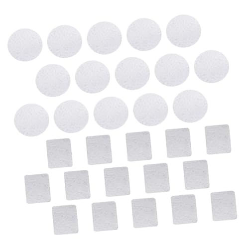 Homoyoyo 30 Stück Teiliges Metallaufkleber für Lidschattenpalette Runde und Quadratische Magnetische Aufkleber Langlebige DIY Zubehör für Individuell Gestaltbare Make Up Paletten von Homoyoyo