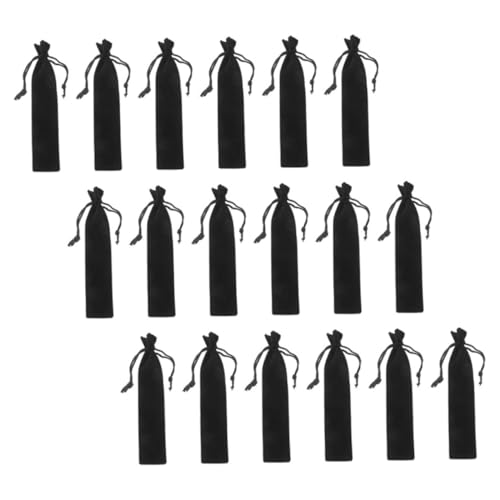 Homoyoyo 30 Stück Weiche Stiftetuis mit Zugverschluss für Schule Büro und Reisen Robuste Stifthalter für Frauen und Männer von Homoyoyo