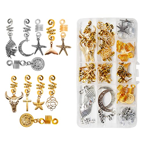 Homoyoyo 33 Stück Teiliges Dreadlocks Haarschmuck Set aus Kreative Haaraccessoires für Zöpfe Dreadlocks Lange und Kurze Haare für Männer und Homoyoyo 33 Stück Teiliges Dreadlocks Haarschmuck Set aus Kreative Haaraccessoires für Zöpfe Dreadlocks Lange und Kurze Haare für Männer und von Homoyoyo
