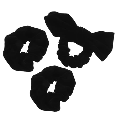 Homoyoyo 3stücke Haargummi Mit Schleife Für Mädchen Haarseil Mit Schleife Für Frauen Pferdeschwanzhalter Kopfschmuck Haarschmuck von Homoyoyo