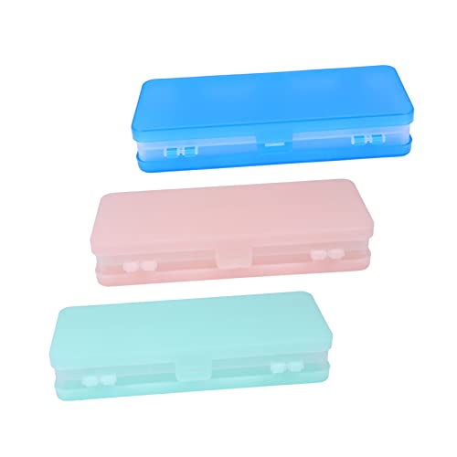 Homoyoyo 3er Set Bleistiftboxen Aus Robustem Kunststoff – Praktisches Bleistiftetui Für Schüler - Studenten Und Bürobedarf – Ideal Für Stifte - Radiergummis Und Mehr von Homoyoyo
