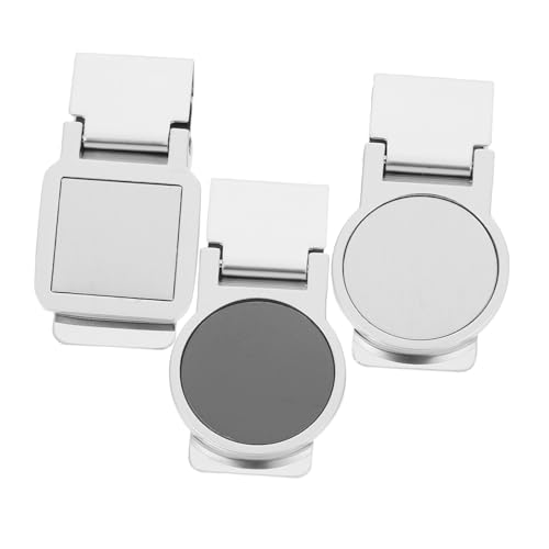 Homoyoyo Geldbörse Aus Edelstahl 3-Fach Gefaltet Geldklammern Bargeldklammer Zur Bargeldaufbewahrung von Homoyoyo