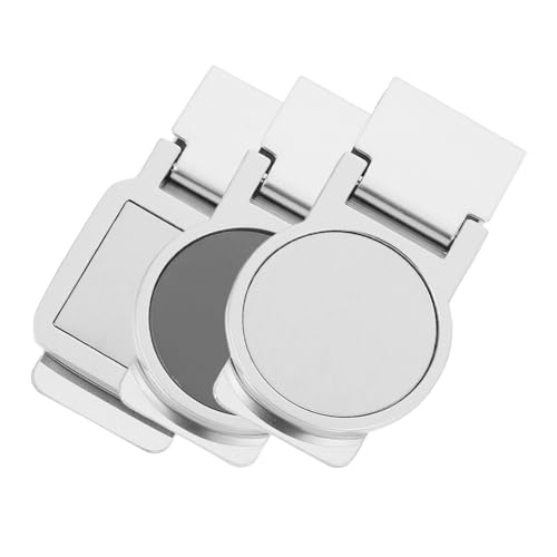 Homoyoyo 3st Geldbörse Aus Edelstahl Silberne Geldklammer Geldhalter Spender Klebeband Zwischenablage Falschgeld Füllung Cinch-Clip Paket Budget Rechnung Kabelclips Chip Rostfreier Stahl von Homoyoyo