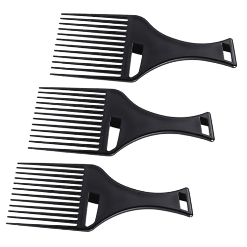 Homoyoyo 3stücke Teiliges Afro Haarkämme Für Damen Und Herren Anti-statik Haarpickkamm Breiter Frizz-kamm Für Lockiges Glattes Kurzes Oder Langes Haar von Homoyoyo