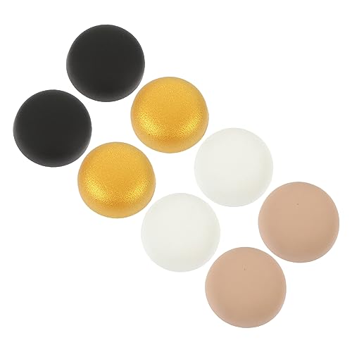 Homoyoyo 4 Paare Magnetschnalle Hijab-magnetstift Schalzubehör Feminin Bequemer Hijab-knopf Kompakter Hijab-knopf Frauen-accessoire Wiederverwendbarer Hijab-magnet Schmuck Magnete Legierung von Homoyoyo